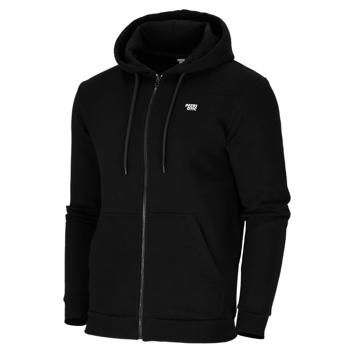 Bluza męska z kapturem Zip Patriotic CLS Mini App hooded czarna