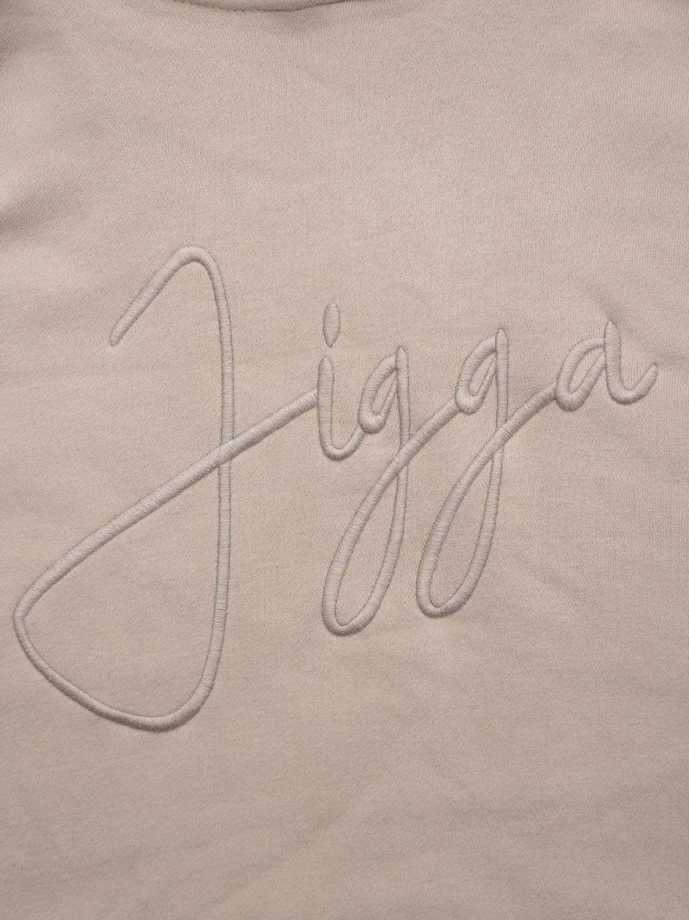 Komplet dresowy męski Jigga Wear Small Written Tag beżowy
