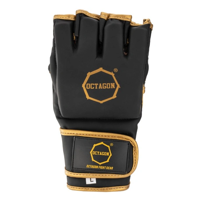 Rękawice MMA Octagon Gold Edition Mat czarno/złote