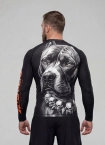 Koszulka męska rashguard Pitbull Longsleeve Blacky czarna