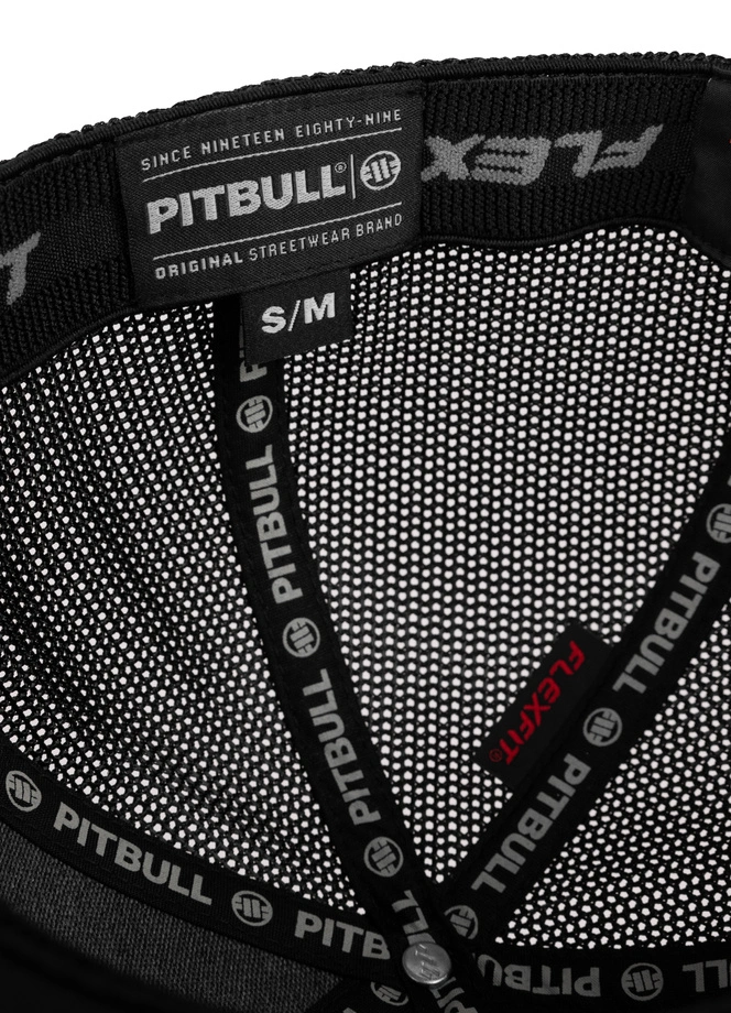 Czapka z daszkiem Full Cap Mesh Pit Bull Pitbull USA czarna