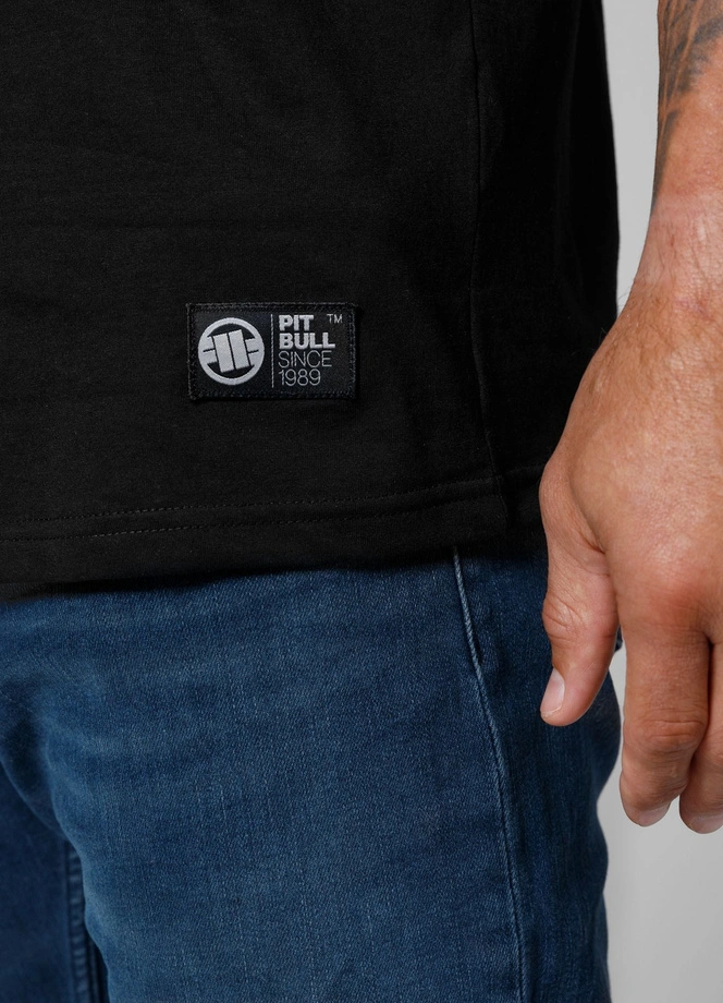 Koszulka męska T-Shirt Pitbull Small Logo czarna