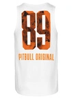 Koszulka męska tank top Pitbull Eighty Nine Dog biała
