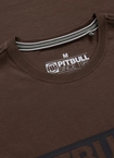 Koszulka męska T-Shirt Pitbull Hilltop ciemno brązowa