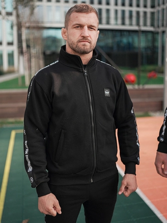 Bluza męska bez kaptura Środowisko Miejskie CLS Mini czarna