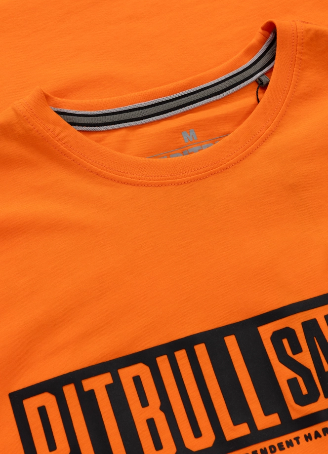 Koszulka męska T-Shirt Pit Bull Pitbull Eighty Nine Dog 25 pomarańczowa