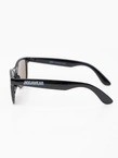 Okulary przeciwsłoneczne Jigga Wear Name Wayfarer czarno/niebieskie