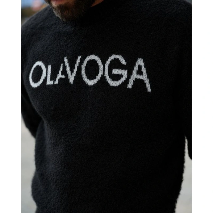 Sweter męski Olavoga VILLA czarny