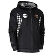 Bluza męska z kapturem Patriotic Epis Motorsport Ogień na tłoki ZIP czarna