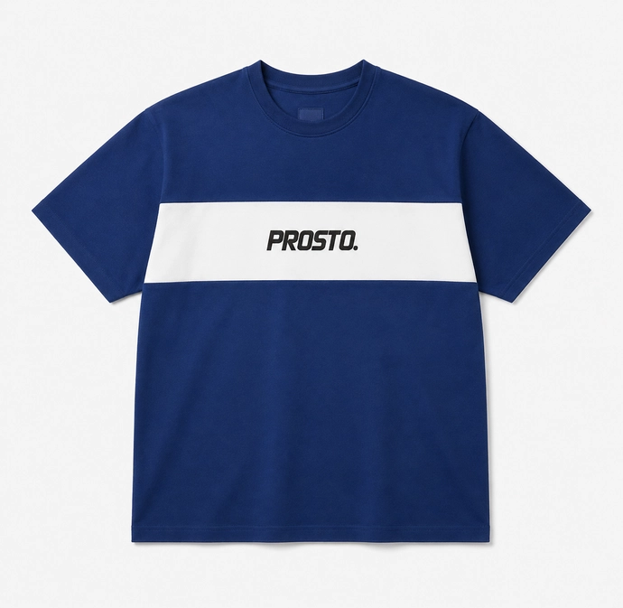 Koszulka męska t-shirt Prosto Root granatowa