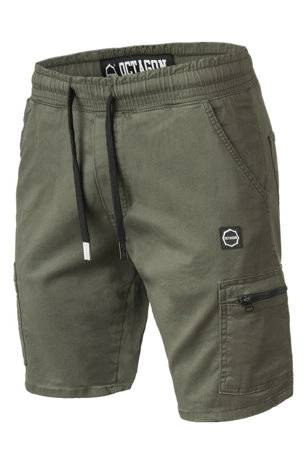 Spodenki szorty bojówki Octagon Cargo zielone