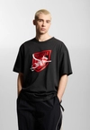 Koszulka męska t-shirt Prosto Damage Target czarna