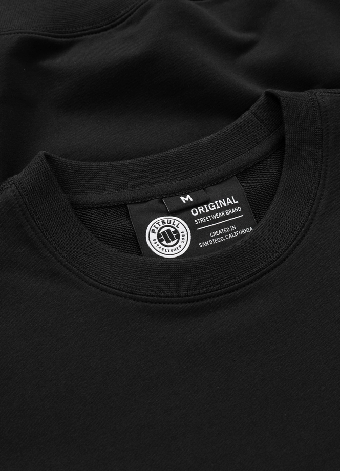 Bluza męska bez kaptura Pitbull Pit Bull Troublemaker czarna