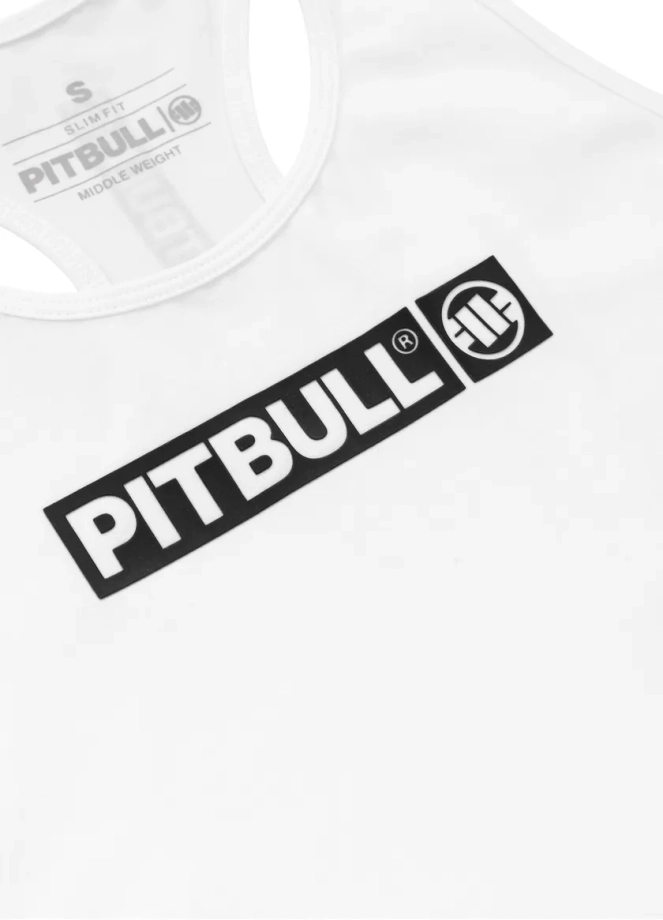 Koszulka Tank Top damski Pit Bull Hilltop biały