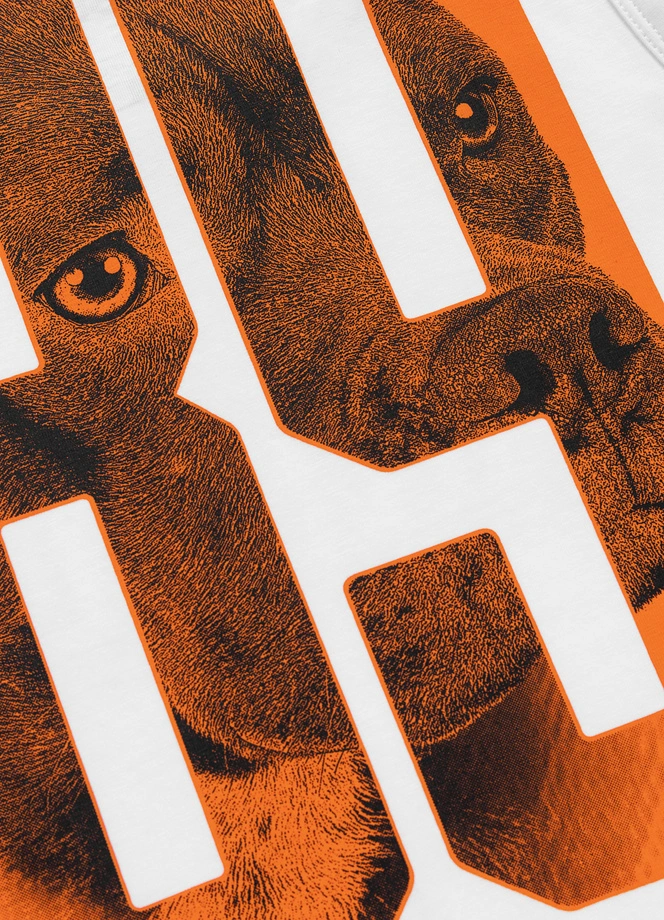 Koszulka męska tank top Pitbull Eighty Nine Dog biała