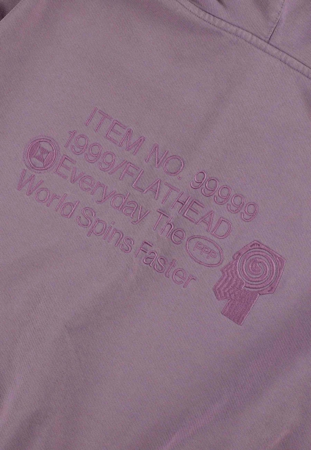 Bluza męska z kapturem Prosto Flathead sprany fiolet