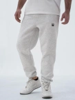 Spodnie dresowe męskie Jigga Wear Small Crown jasno szare