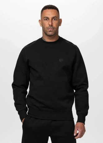 Bluza męska bez kaptura Pit Bull Charger Small Logo czarna