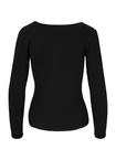 Koszulka longsleeve damski Pit Bull Rib czarna