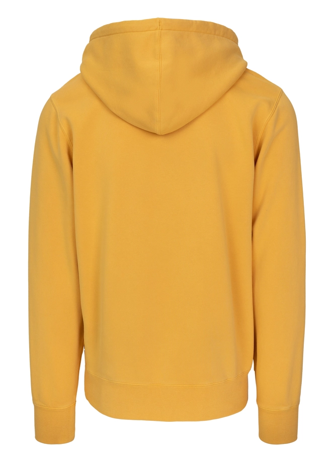 Bluza męska z kapturem Pitbull Pit Bull Lancaster 2 ZIP Washed żółta