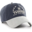 Czapka z daszkiem 47 Brand New York Yankees Windham Suede Clean Up grafitowa
