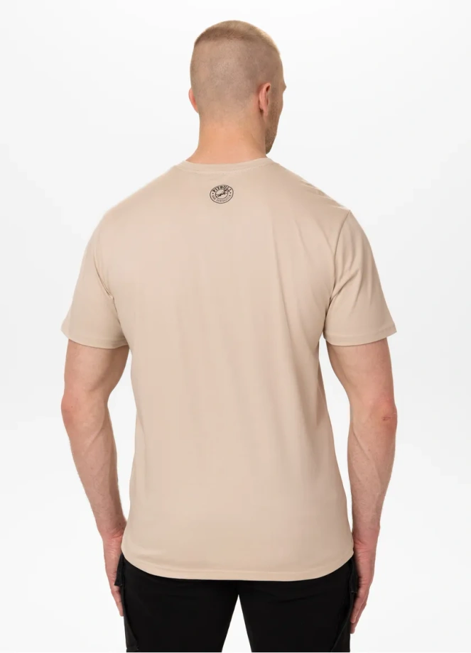 Koszulka męska T-Shirt Pit Bull Pitbull San Diego CA ultra kremowa