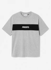 Koszulka męska t-shirt Prosto Root szaro/czarna