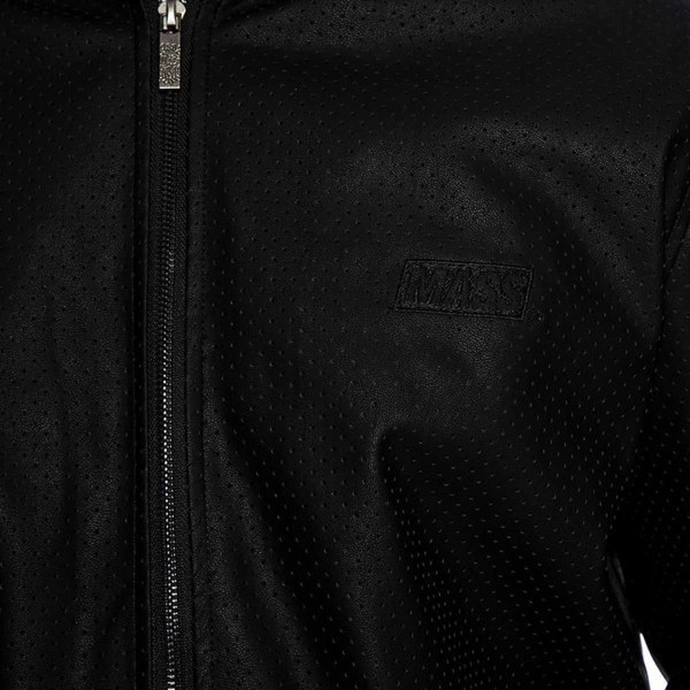 Kurtka wiosenna Mass Denim Boxer jacket skórzana black