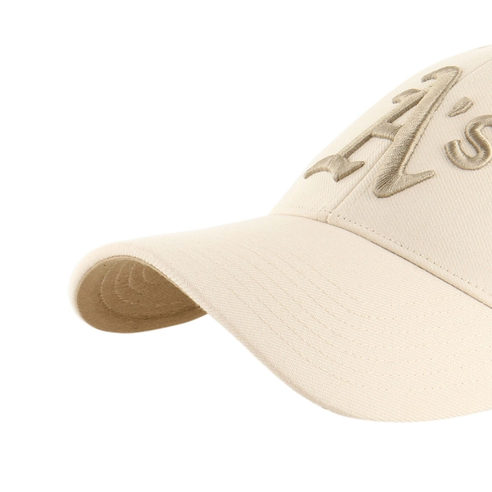 Czapka z daszkiem 47 Brand Oakland Athletics Cooperstown Natural kremowa