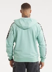 Bluza męska z kapturem Pitbull Pit Bull Tape Nugget ZIP miętowa zielona