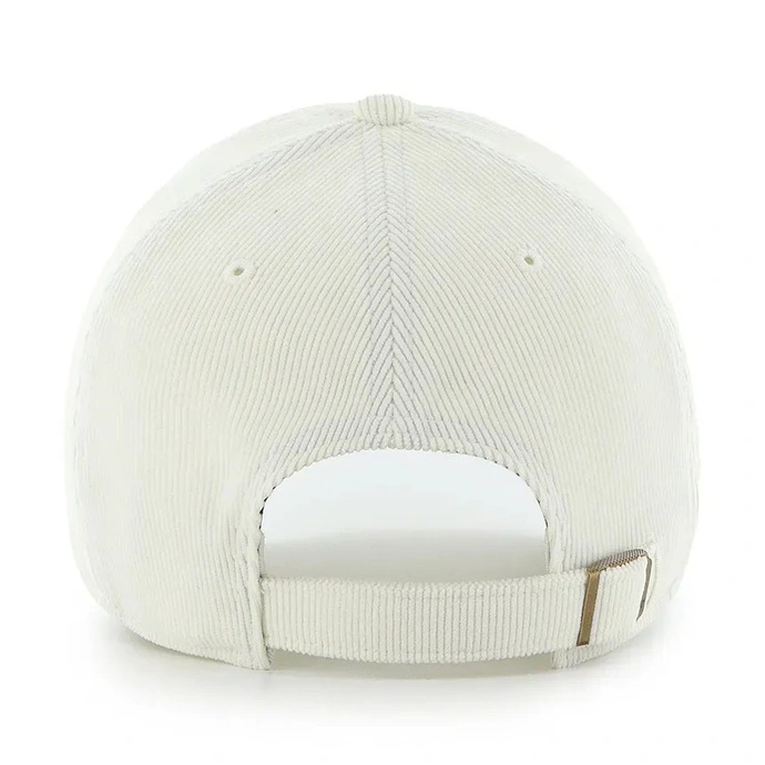 Czapka z daszkiem sztruksowa 47 Brand New York Yankees Mini Script Clean Up kremowa