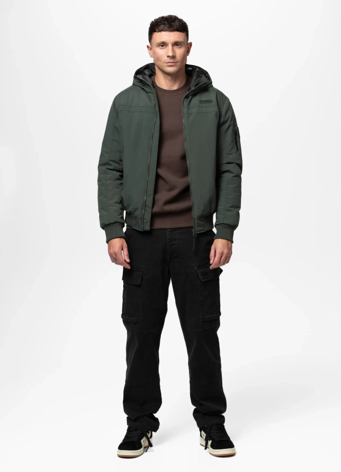 Kurtka zimowa męska Pit Bull Balboa II ciemno zielona