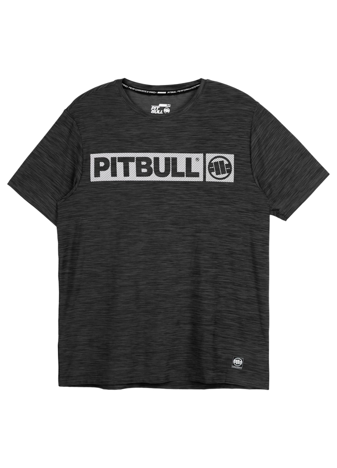 Koszulka męska T-shirt Pit Bull Performance Pro+ Casual Sport Hilltop czarna
