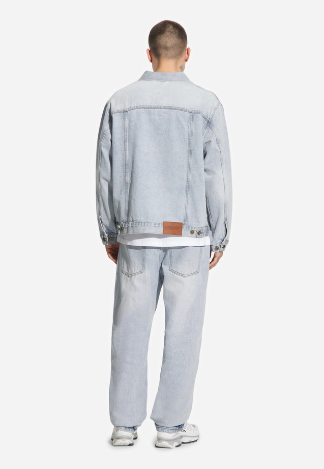 Kurtka męska jeansowa Prosto Civil niebieska