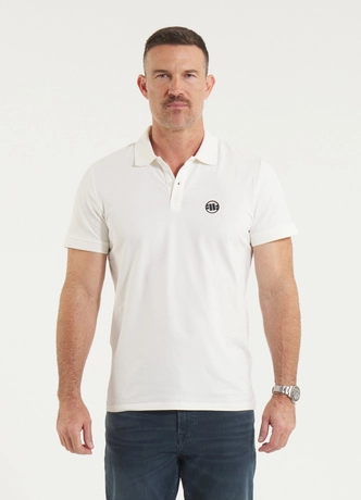 Koszulka męska Polo Pitbull Jersey Slim Fit Small Logo biała