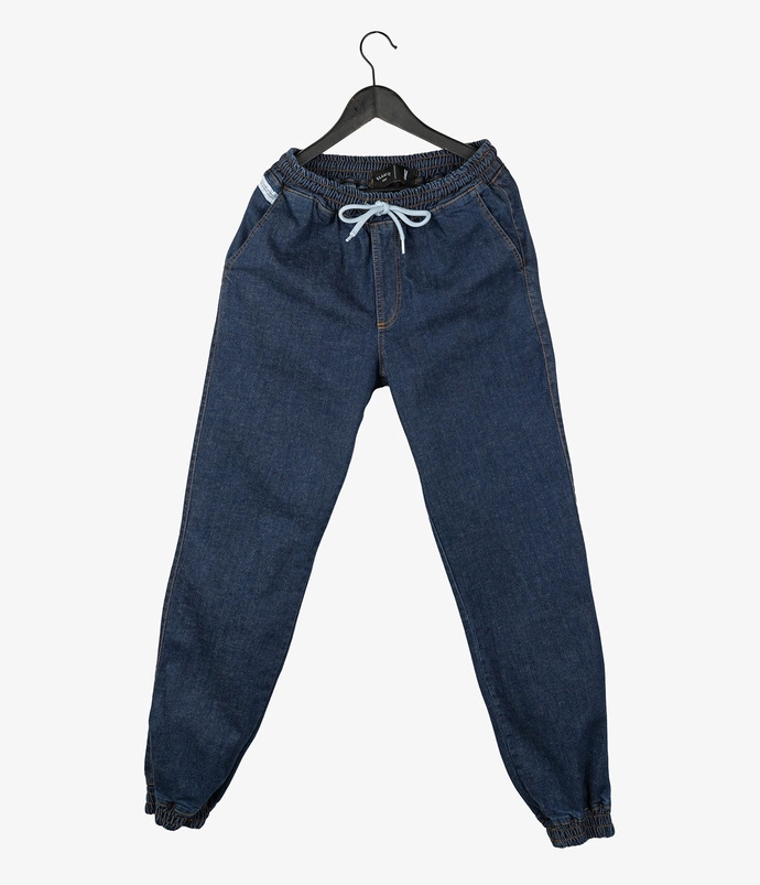 Spodnie jogger jeans Elade granatowe