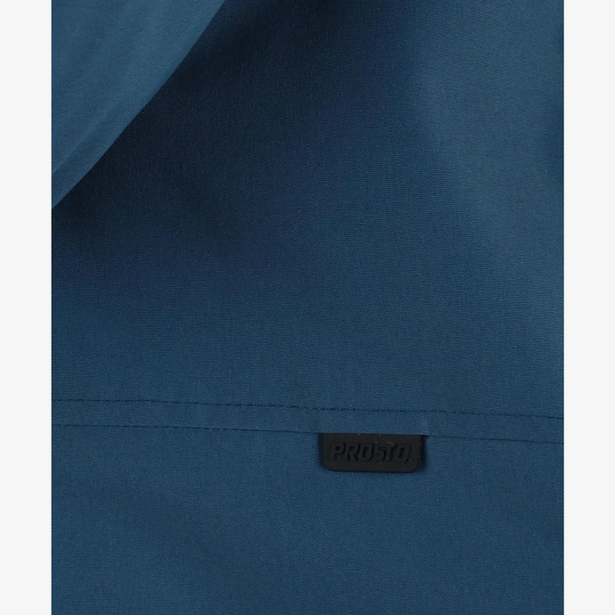 Kurtka zimowa męska z kapturem Prosto Klasyk Gegito Bomber niebieska