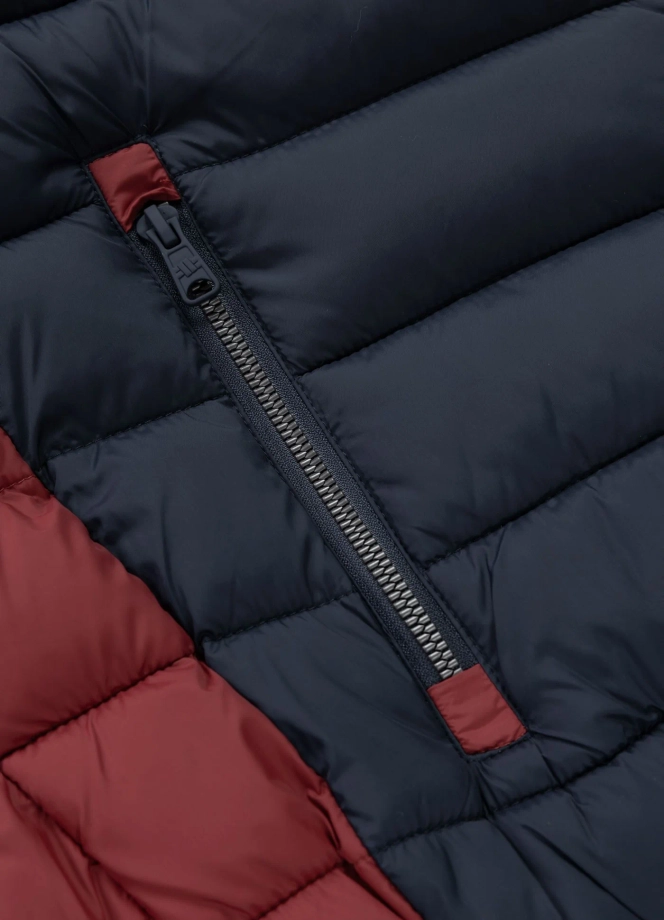 Kurtka zimowa męska Pit Bull Rubio granatowa/czerwona