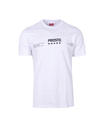 Koszulka męska t-shirt Prosto Klasyk T.C.I.O. biała