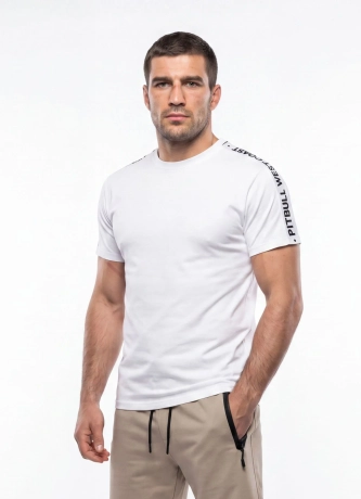Koszulka męska T-Shirt Pitbull West Coast Tape biała