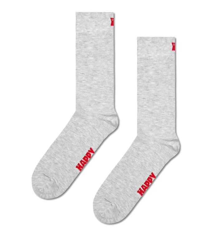 Skarpety Happy Socks 3-Pack Solid Socks niebieskie/szare/pomarańczowe