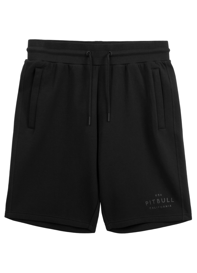 Komplet dresowy męski krótki Pitbull Pit Bull Sampson czarny