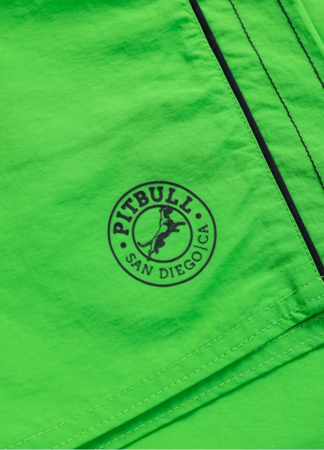 Spodenki szorty kąpielowe męskie Pitbull Crownhill fluo zielone