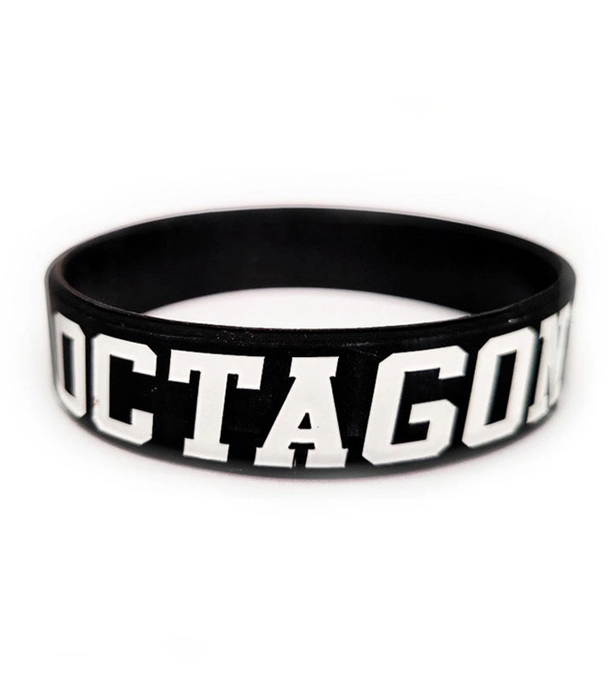 Opaska bransoletka silikonowa Octagon Team czarna