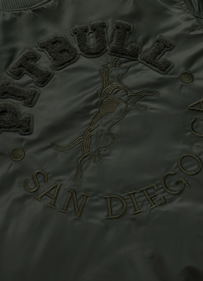 Kurtka męska przejściowa bejsbolówka Pit Bull Hacket zielona