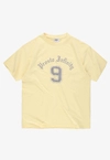 Koszulka męska t-shirt oversize Prosto Nine żółta