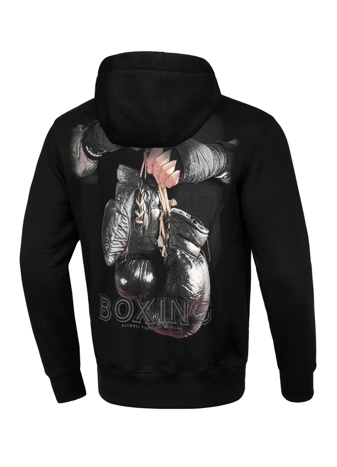 Bluza męska z kapturem Pitbull Pit Bull Boxing FD czarna