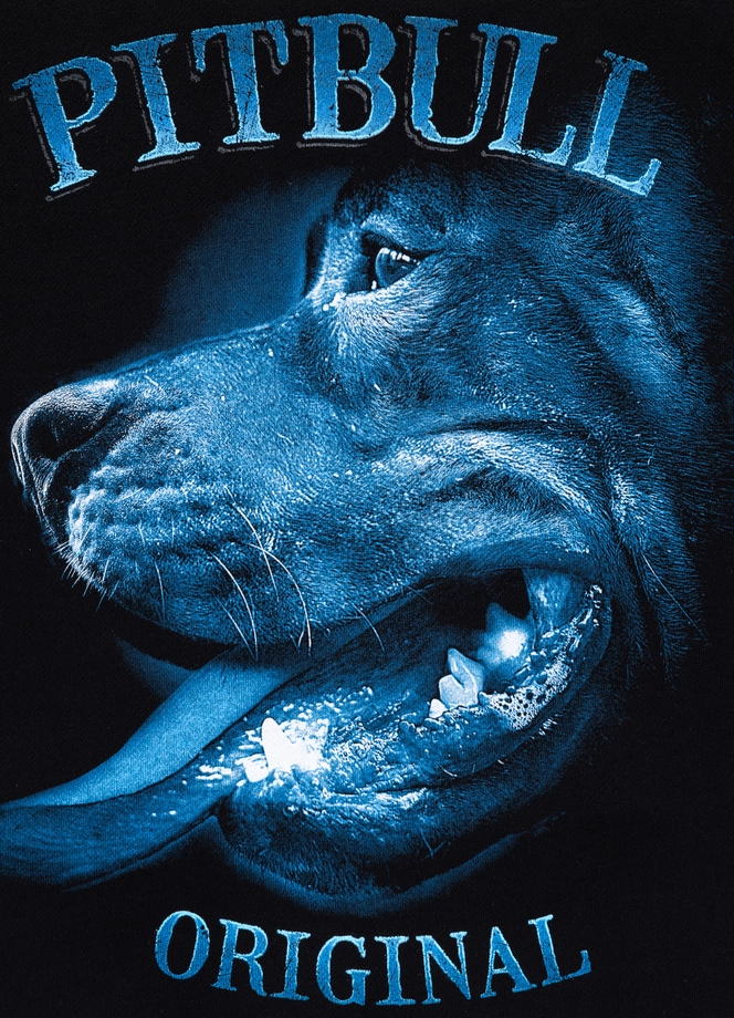 Bluza męska bez kaptura Pit Bull Midnight czarna