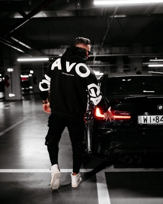 Bluza męska z kapturem Olavoga Vinta czarna