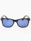 Okulary przeciwsłoneczne Jigga Wear Name Wayfarer czarno/niebieskie